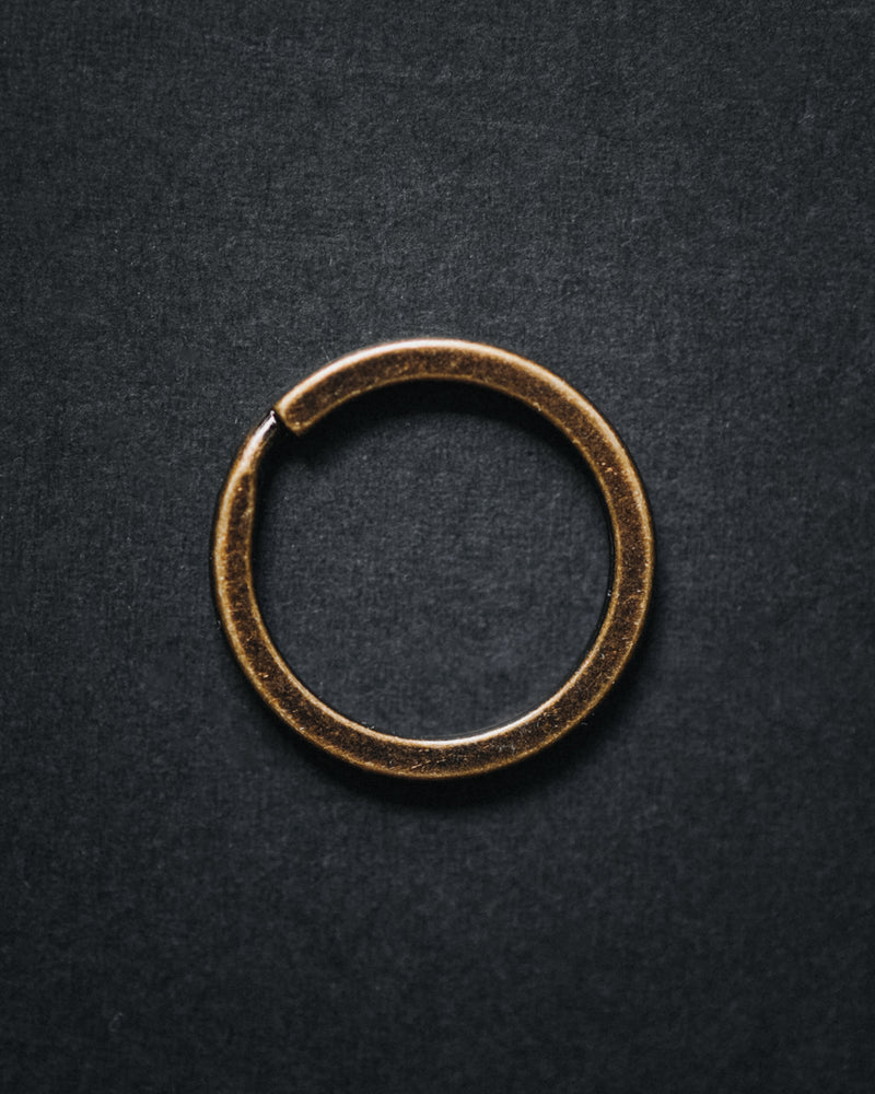 1” (26mm) Key Ring - Antique Brass