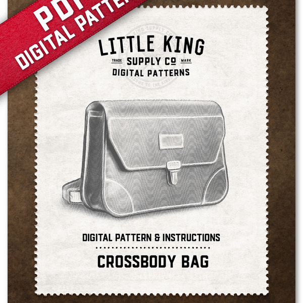 inez mini backpack cross bag pdf pattern Cross-body bag