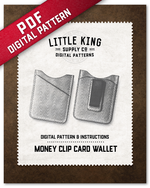Money Clip Card Wallet - Digital Pattern (PDF)