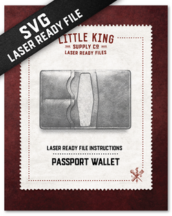 Passport Wallet - LASER READY FILE (SVG)