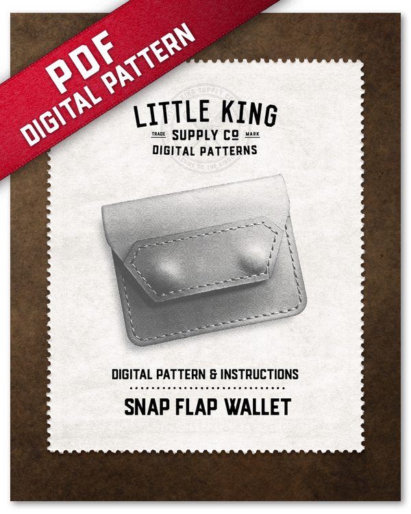 Snap Flap Wallet - Digital Pattern (PDF)