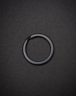 1” (26mm) Key Ring - Black