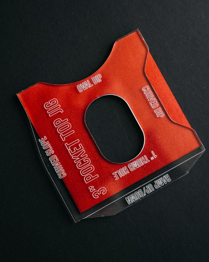 3” Pocket Top Jig - (Acrylic Template)